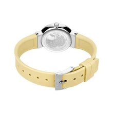 Load image into Gallery viewer, Bering Classic Watch with polished silver case and Yellow Silicon strap