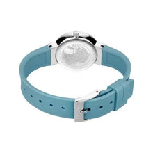 Load image into Gallery viewer, Bering Classic Watch with polished silver case and Blue Silicon strap