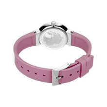 Load image into Gallery viewer, Bering Classic Watch with polished silver case and Pink Silicon strap