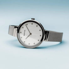 Load image into Gallery viewer, Bering Silver Colour Polished Finish Ladies Watch