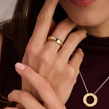 Load image into Gallery viewer, Ti Sento Classic Sterling Silver Vermeil & Cz Ring