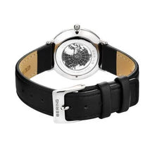 Load image into Gallery viewer, Bering Classic Leather Strap Ultra Slim White Face Ladies Watch