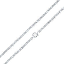 Load image into Gallery viewer, Sterling Silver 4.9mm Handmade Spiga Chain 18"