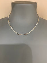 Load image into Gallery viewer, Sterling Silver Bone Link Necklace