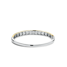 Load image into Gallery viewer, Ti Sento twisted Sterling Silver Vermeil Bangle