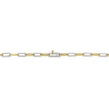 Load image into Gallery viewer, Ti Sento Closed Forever Chain Necklace 18ct Gold Vermeil / 925 Sterling Silver, view 3