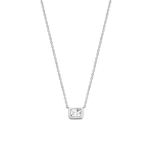 Load image into Gallery viewer, Sterling Silver and Cubic Zirconia Necklace