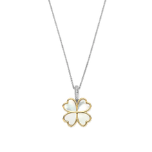 Load image into Gallery viewer, NEW IN - Ti Sento Gold Plated 4 leaf clover Mother of Pearl Pendant