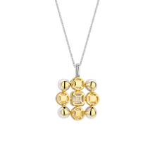 Load image into Gallery viewer, Ti Sento Pearls, Mother of Pearl and CZ Gold Plated Pendant