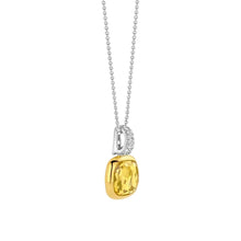 Load image into Gallery viewer, Gold Vermeil Yellow Stone Pendant, view 2