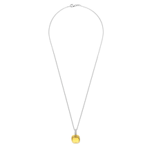Load image into Gallery viewer, Gold Vermeil Yellow Stone Pendant