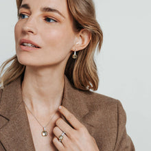 Load image into Gallery viewer, Gold Vermeil Yellow Stone Pendant