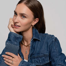 Load image into Gallery viewer, Gold Vermeil Mother of Pearl Pendant