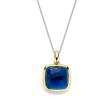Load image into Gallery viewer, Gold Vermeil Blue Stone Pendant
