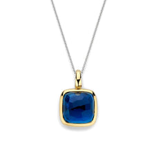 Load image into Gallery viewer, Gold Vermeil Blue Stone Pendant