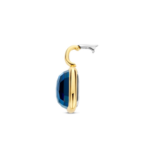 Load image into Gallery viewer, Gold Vermeil Blue Stone Pendant