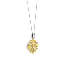 Load image into Gallery viewer, Gold Vermeil Clover Pendant