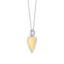 Load image into Gallery viewer, Ti Sento Sterling Silver Vermeil Detachable Heart Pendant