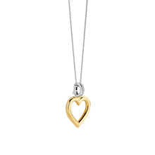 Load image into Gallery viewer, NEW - Sterling Silver and Vermeil open heart shaped Pendant