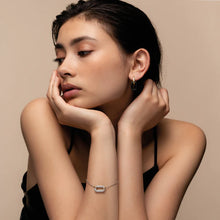 Load image into Gallery viewer, Gold Vermeil and Cubic Zirconia Drop Earrings