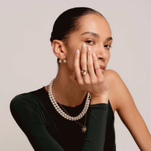 Load image into Gallery viewer, Gold Vermeil Cubic Zirconia Drop Earrings