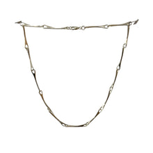 Load image into Gallery viewer, Sterling Silver Bone Link Necklace