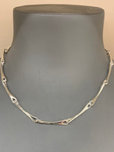 Load image into Gallery viewer, Sterling Silver Bone Link Necklace