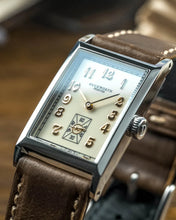 Load image into Gallery viewer, Centenary Watch Cream Dial Brown Leather