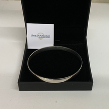 Load image into Gallery viewer, Sterling Silver Round Bangle - 4mm