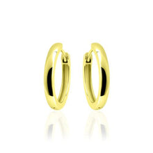 Load image into Gallery viewer, Sterling Silver Large round 22mm Huggies