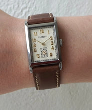 Load image into Gallery viewer, Centenary Watch Cream Dial Brown Leather