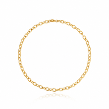 Load image into Gallery viewer, Gold Vermeil Dark Green Synthetic Quartz Oval Pendant Necklace