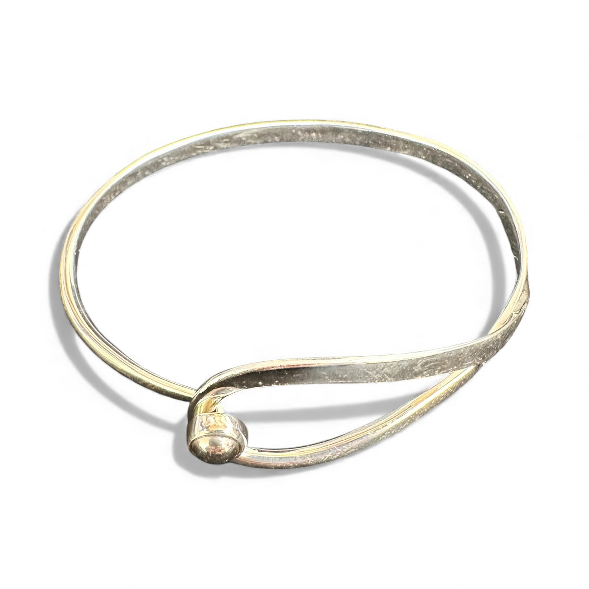 Sterling Silver Loop Bangle