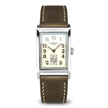 Load image into Gallery viewer, Centenary Watch Cream Dial Brown Leather
