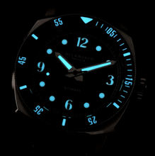 Load image into Gallery viewer, Belmont Dive Watch Blue Dial on Steel Bracelet