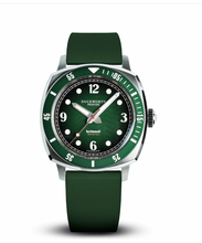 Load image into Gallery viewer, Belmont Dive Watch Green Dial on Green Rubber