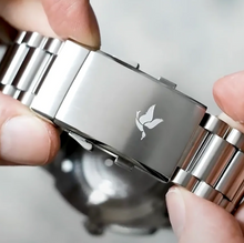 Load image into Gallery viewer, Belmont Dive Watch Green Dial on Steel Bracelet