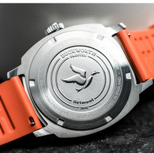 Load image into Gallery viewer, Belmont Dive Watch Blue Dial on Blue Rubber