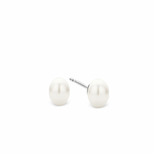 Load image into Gallery viewer, Ti Sento White Pearl Earrings Small