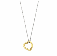 Load image into Gallery viewer, Ti Sento Gold Plated Heart Pendant on chain