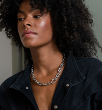 Load image into Gallery viewer, Ti Sento Sterling Silver Chain Link Necklace