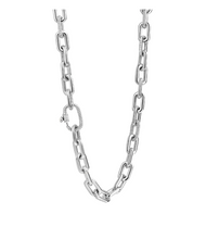 Load image into Gallery viewer, Ti Sento Sterling Silver Chain Link Necklace