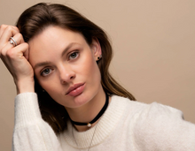 Load image into Gallery viewer, Ti Sento White Stone Cubic Zirconia Stud Earrings