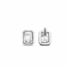 Load image into Gallery viewer, Ti Sento White Stone Cubic Zirconia Stud Earrings
