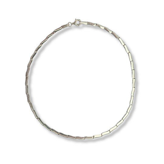 Sterling Silver Polished Collar Necklace