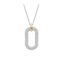 Load image into Gallery viewer, Ti Sento Oval Shaped two tone Necklace