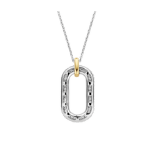 Load image into Gallery viewer, Ti Sento Oval Shaped two tone Necklace