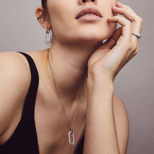 Load image into Gallery viewer, Ti Sento Oval Shaped two tone Necklace