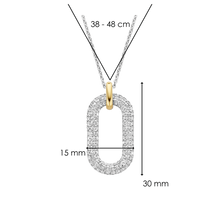 Load image into Gallery viewer, Ti Sento Oval Shaped Necklace

