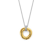 Load image into Gallery viewer, Ti Sento Gold Plated Twist Necklace